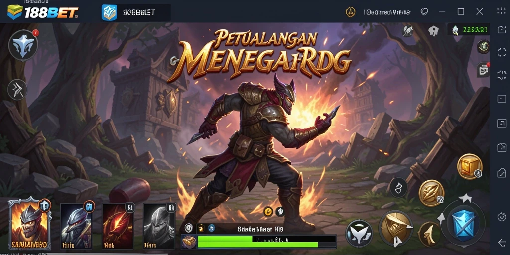 Tampilan gameplay RPG yang menakjubkan dan mendebarkan.