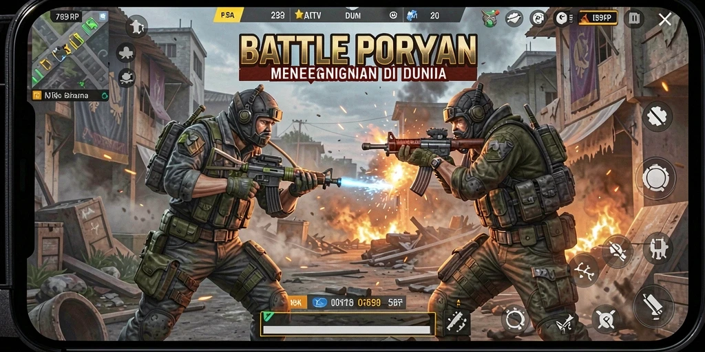 Tangkapan layar menarik dari gameplay intens 789RP.