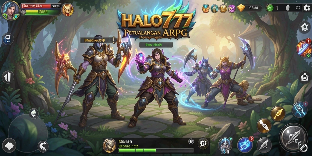 Tangkapan layar gameplay HALO777 menampilkan aksi seru dan petualangan mendalam.