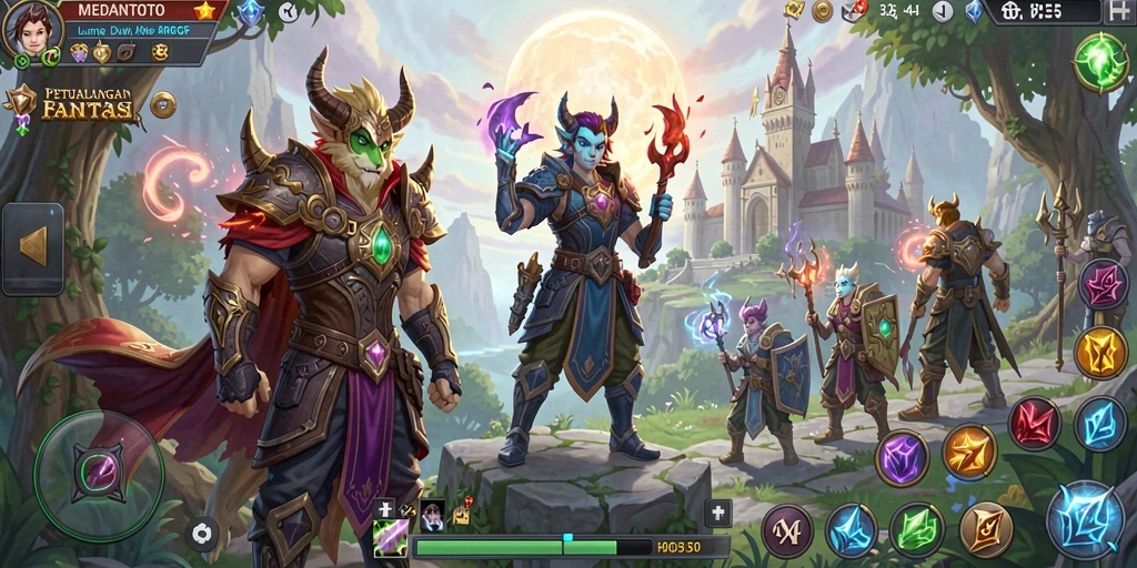 Tangkapan layar dari gameplay menakjubkan di MEDANTOTO.