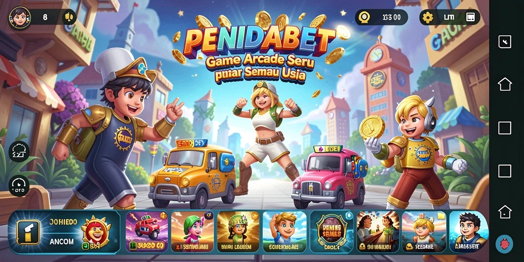 Tampilan gameplay <strong>PENIDABET</strong> yang seru dan menantang.